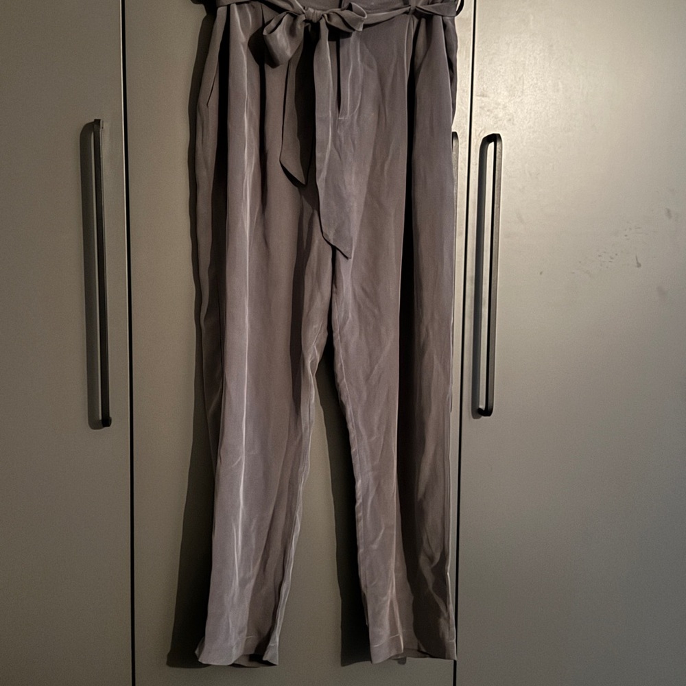 Joie Charcoal Pants with Tie Belt